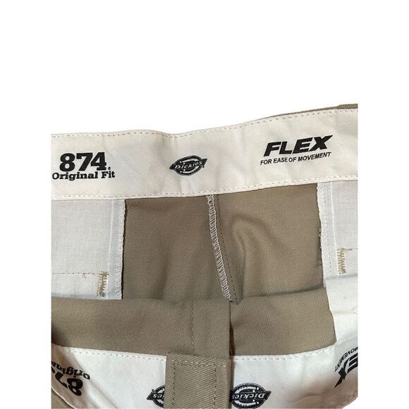 Dickies 864 Original Fit Mens Khaki work pants Sz 38x30 - Picture 3 of 8